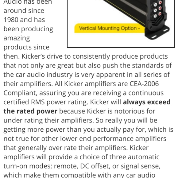 CX Kicker Amp - Picture 4 of 6